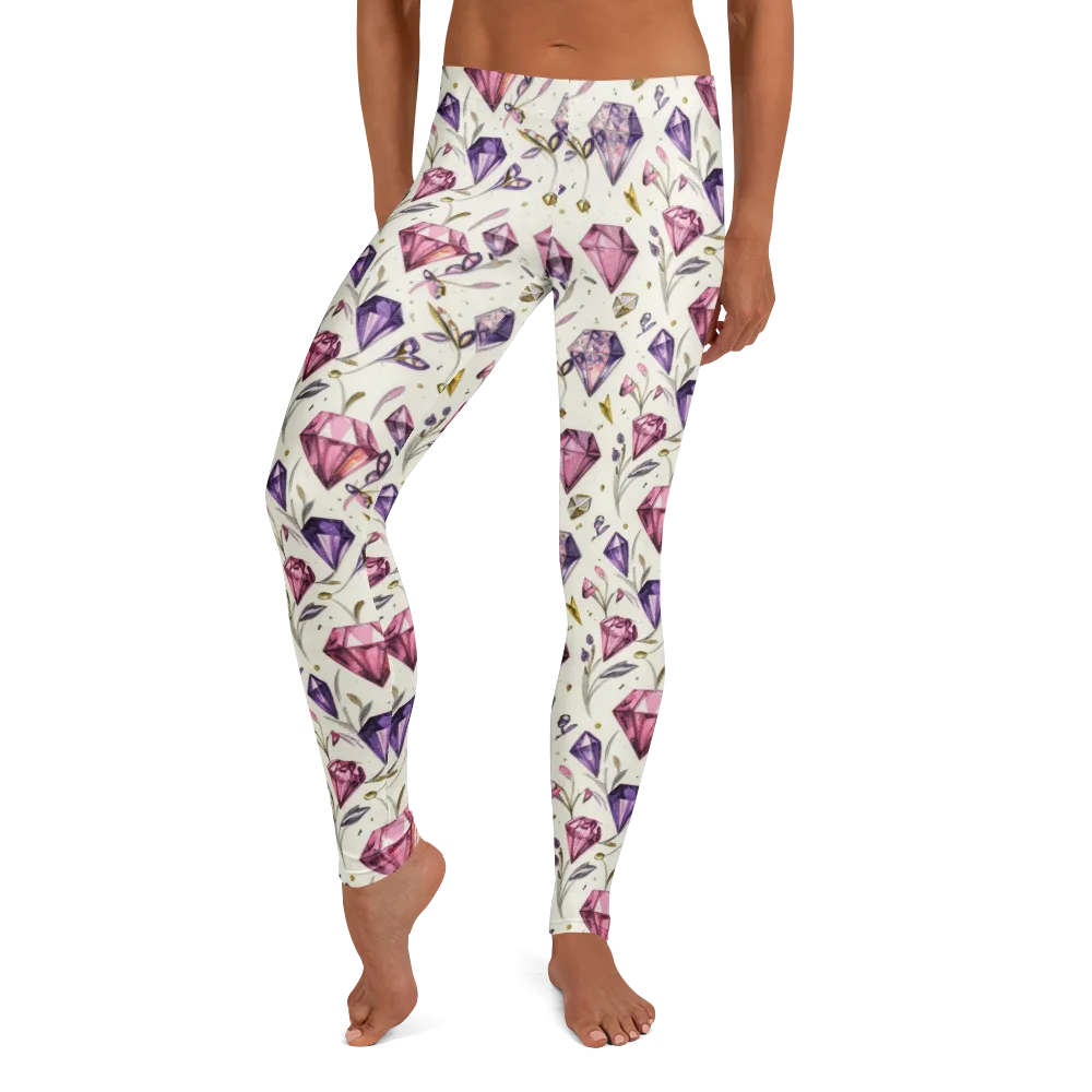 Gem Garden on Leggings — Front