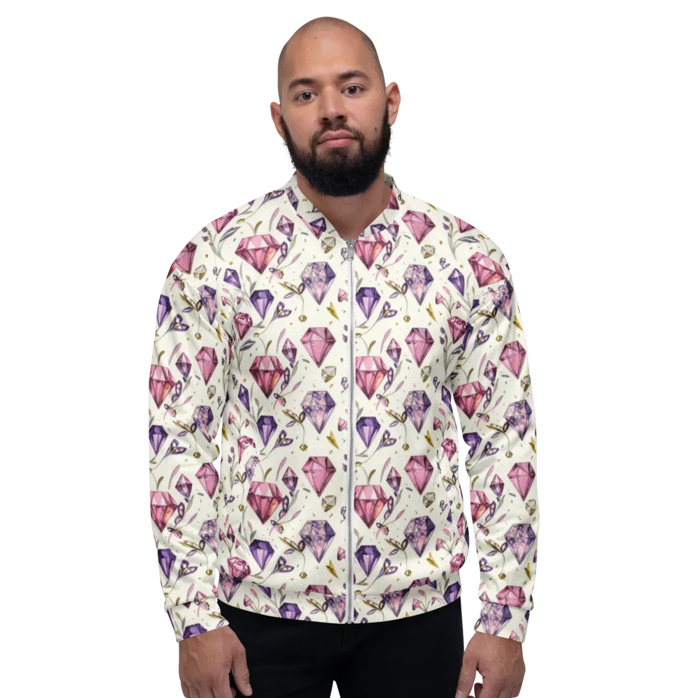 Gem Garden on Bomber Jacket — Front