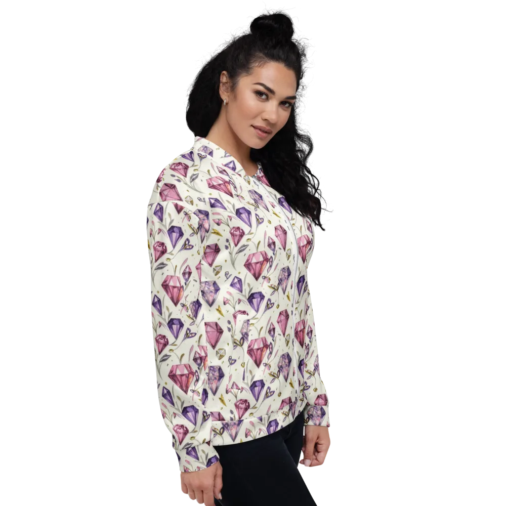 Gem Garden on Bomber Jacket — Right