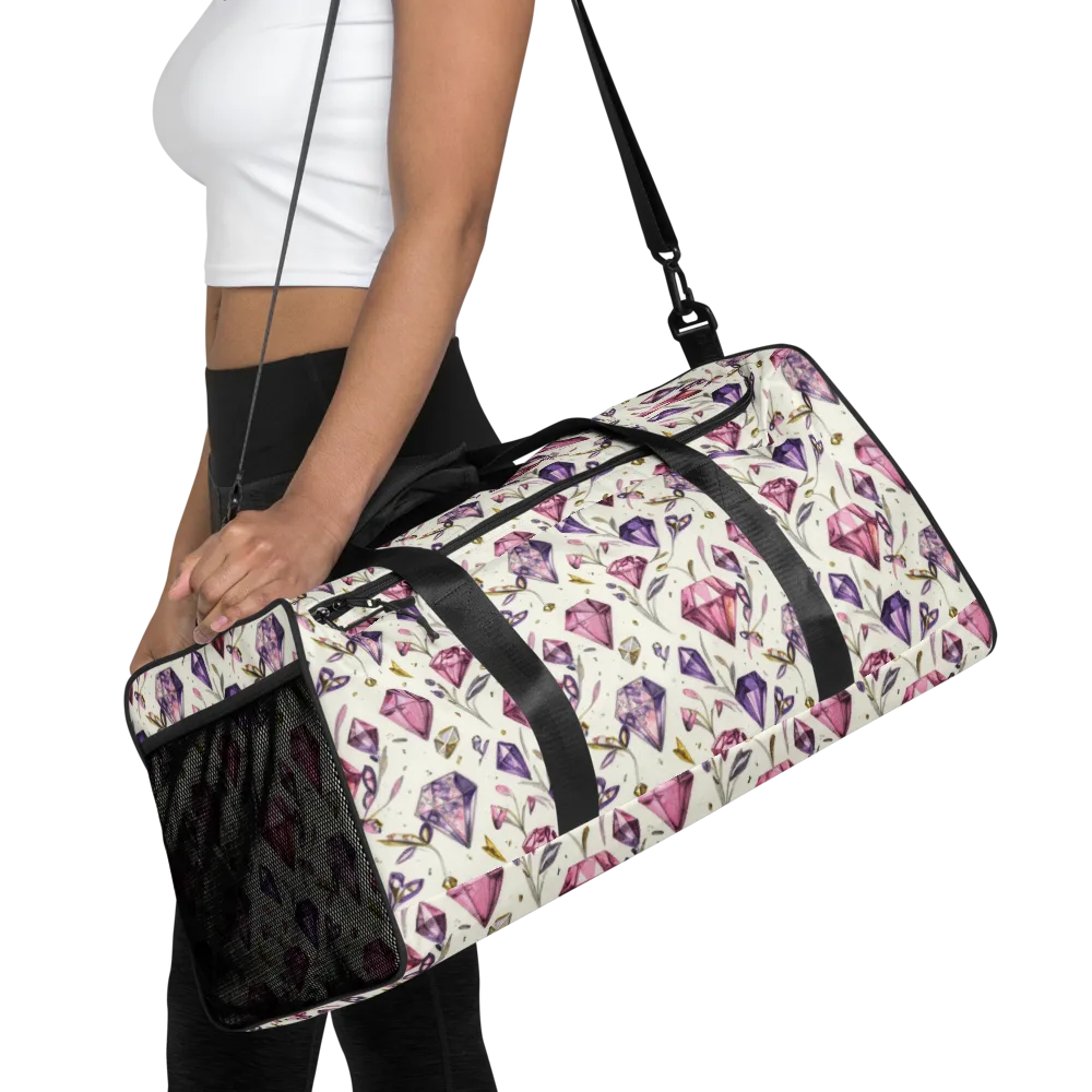 Gem Garden on Duffle Bag — Front