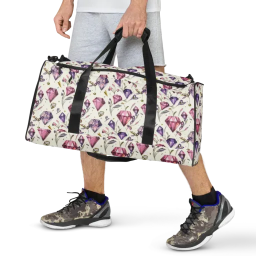 Gem Garden on a Duffle Bag