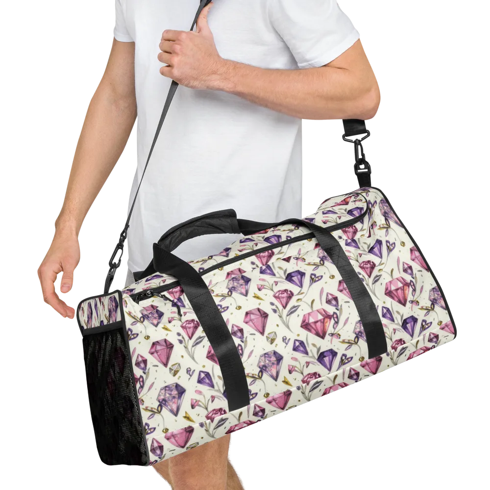 Gem Garden on Duffle Bag — Right Front