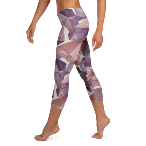 Amethyst Fold on a Capri Leggings