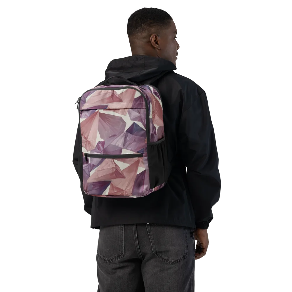 Amethyst Fold on Utility Backpack — Back