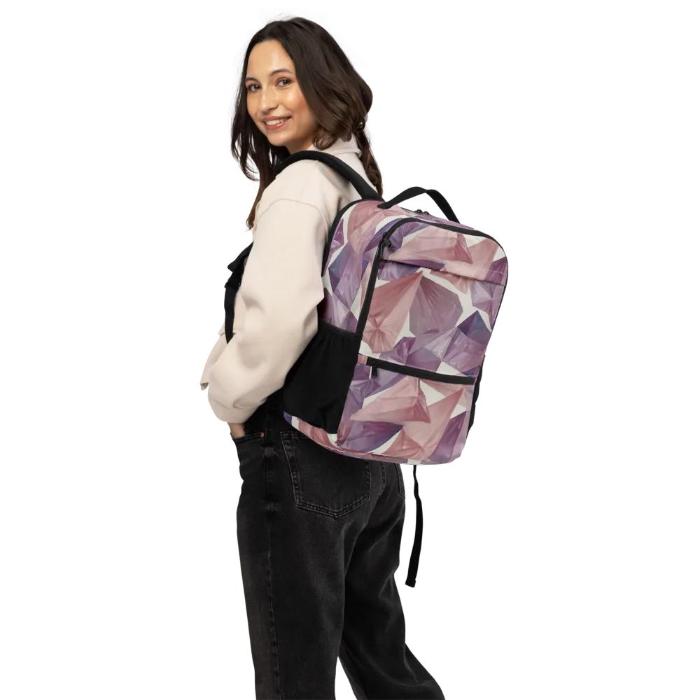 Amethyst Fold on Utility Backpack — Back