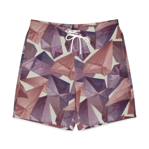 Amethyst Fold on a Men's Board Shorts