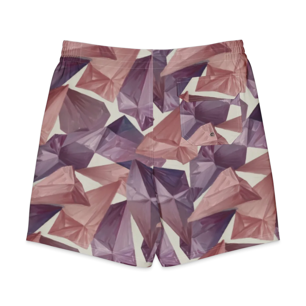 Amethyst Fold on Men's Board Shorts — Back
