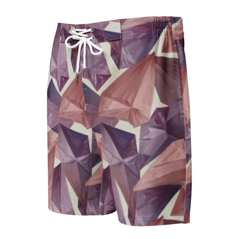 Amethyst Fold on Men's Board Shorts — Front