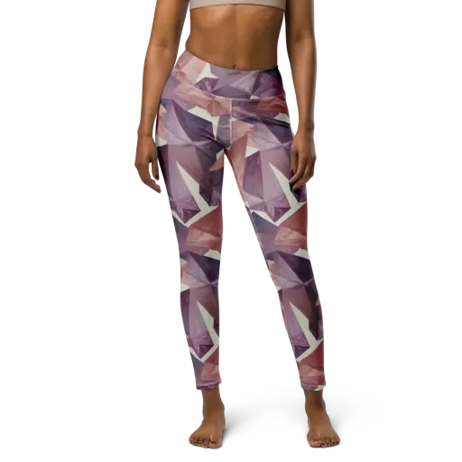 Amethyst Fold on a Yoga Leggings
