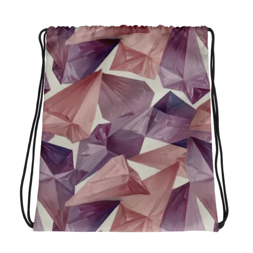 Amethyst Fold on a Drawstring Bag