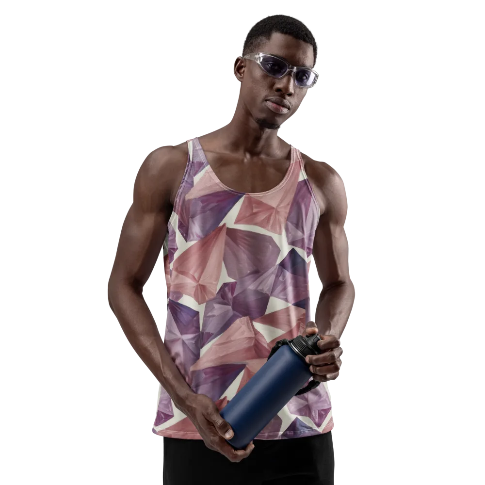 Amethyst Fold on Men's Tank Top — Front