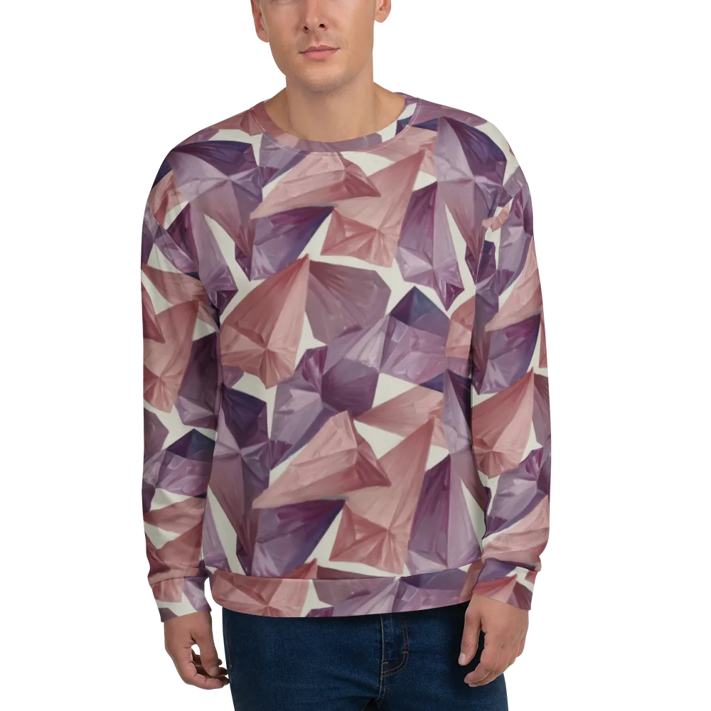 Amethyst Fold on Sweatshirt — Front