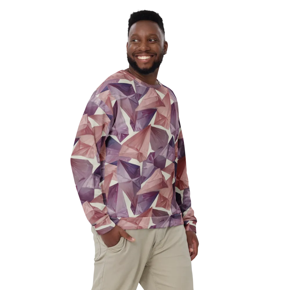 Amethyst Fold on Sweatshirt — Front