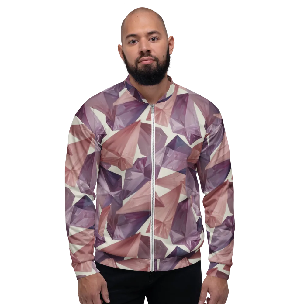 Amethyst Fold on Bomber Jacket — Front