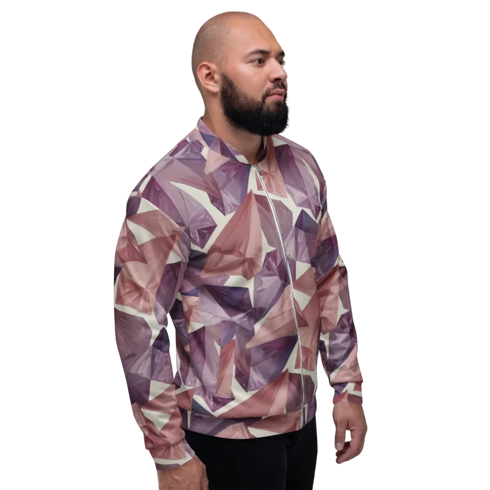 Amethyst Fold on Bomber Jacket — Right