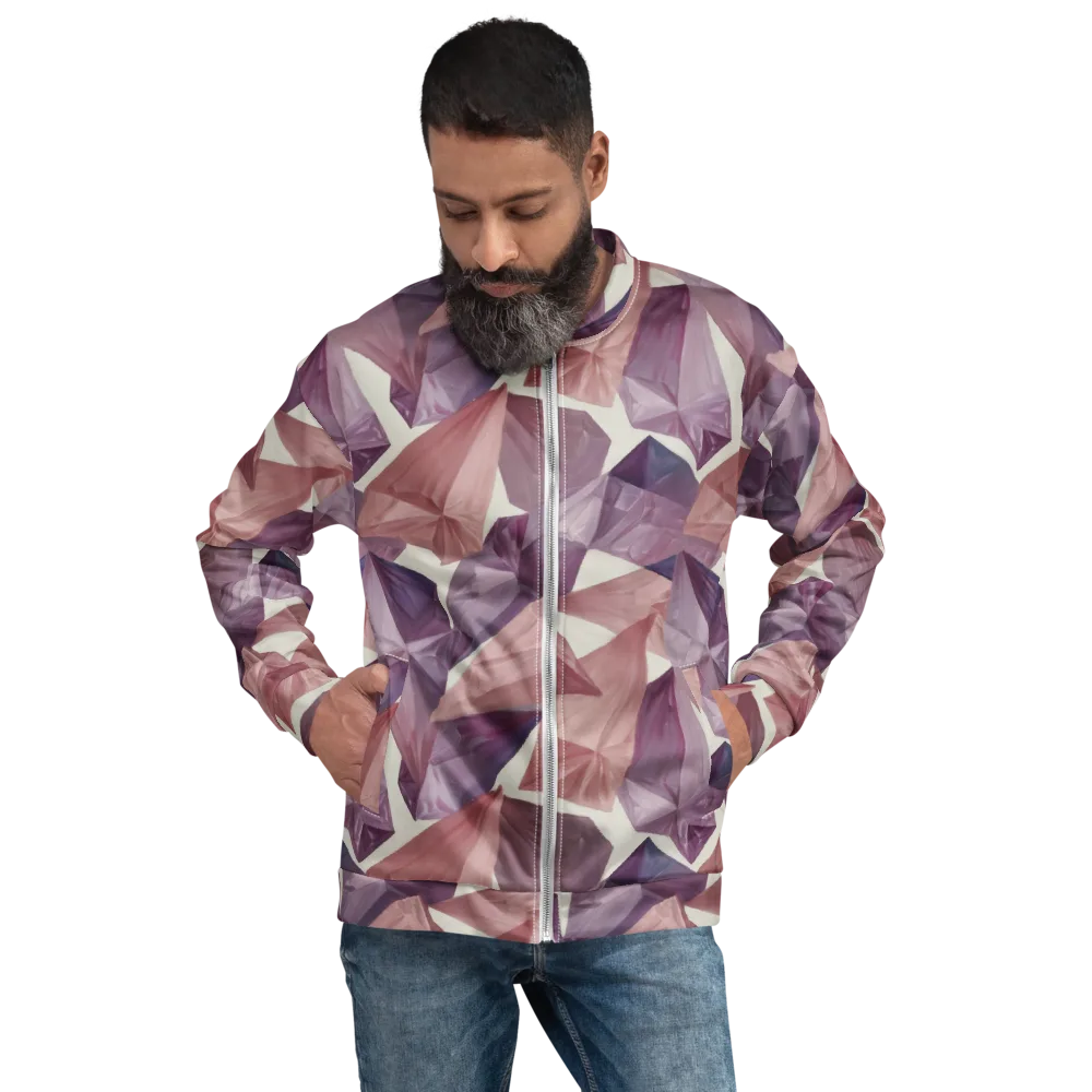 Amethyst Fold on Bomber Jacket — Front