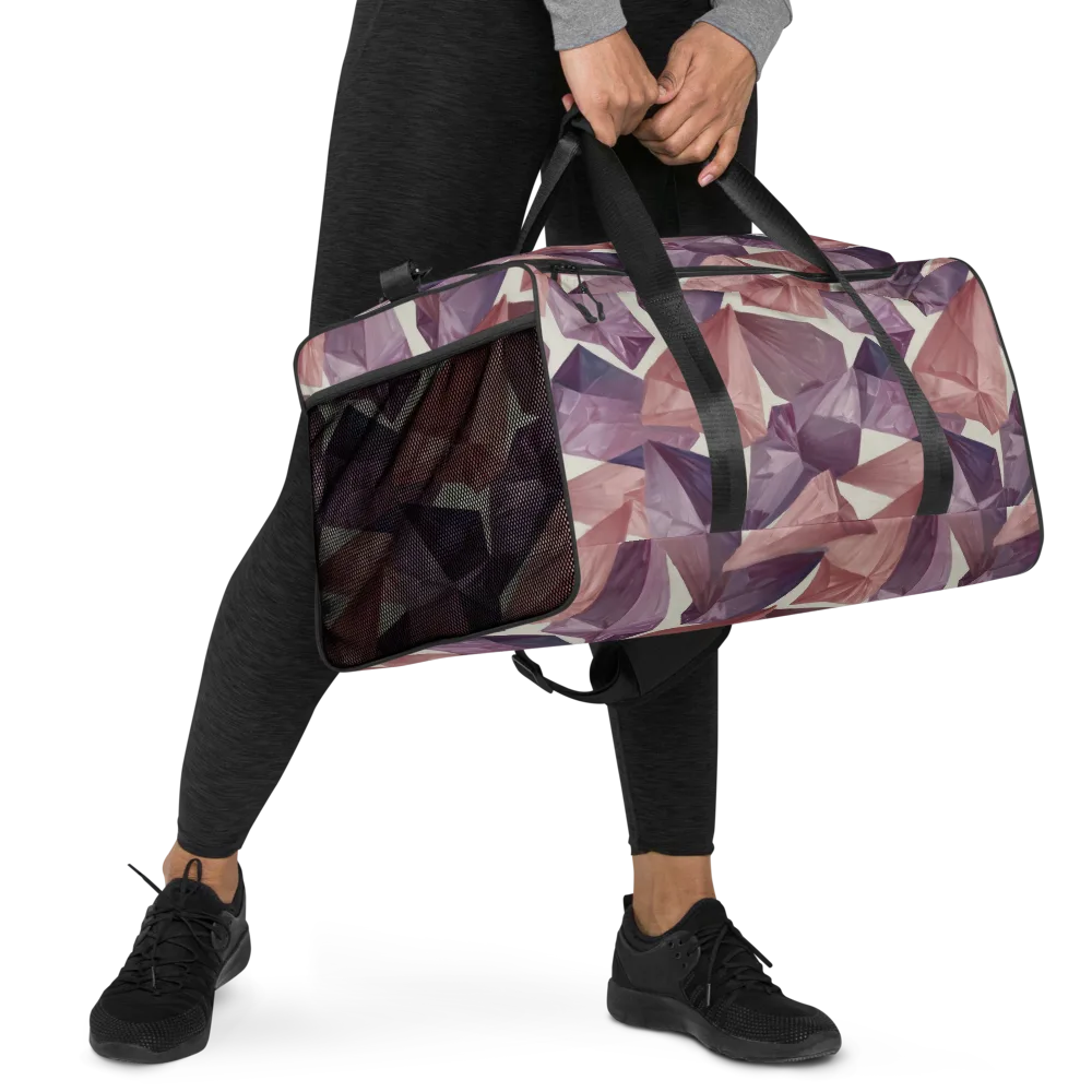 Amethyst Fold on Duffle Bag — Right Front