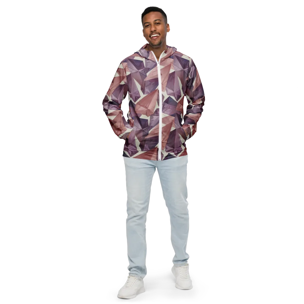 Amethyst Fold on Men's Windbreaker — Front