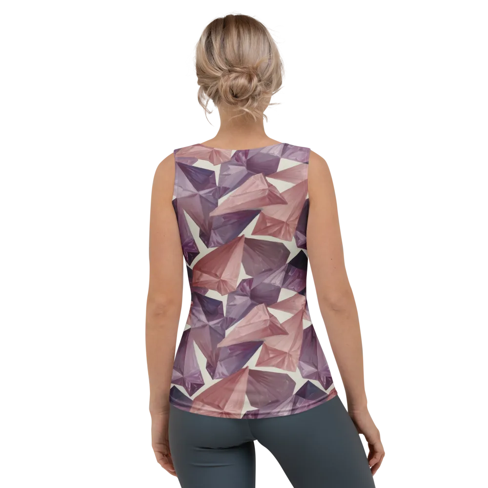 Amethyst Fold on Women's Tank Top — Back