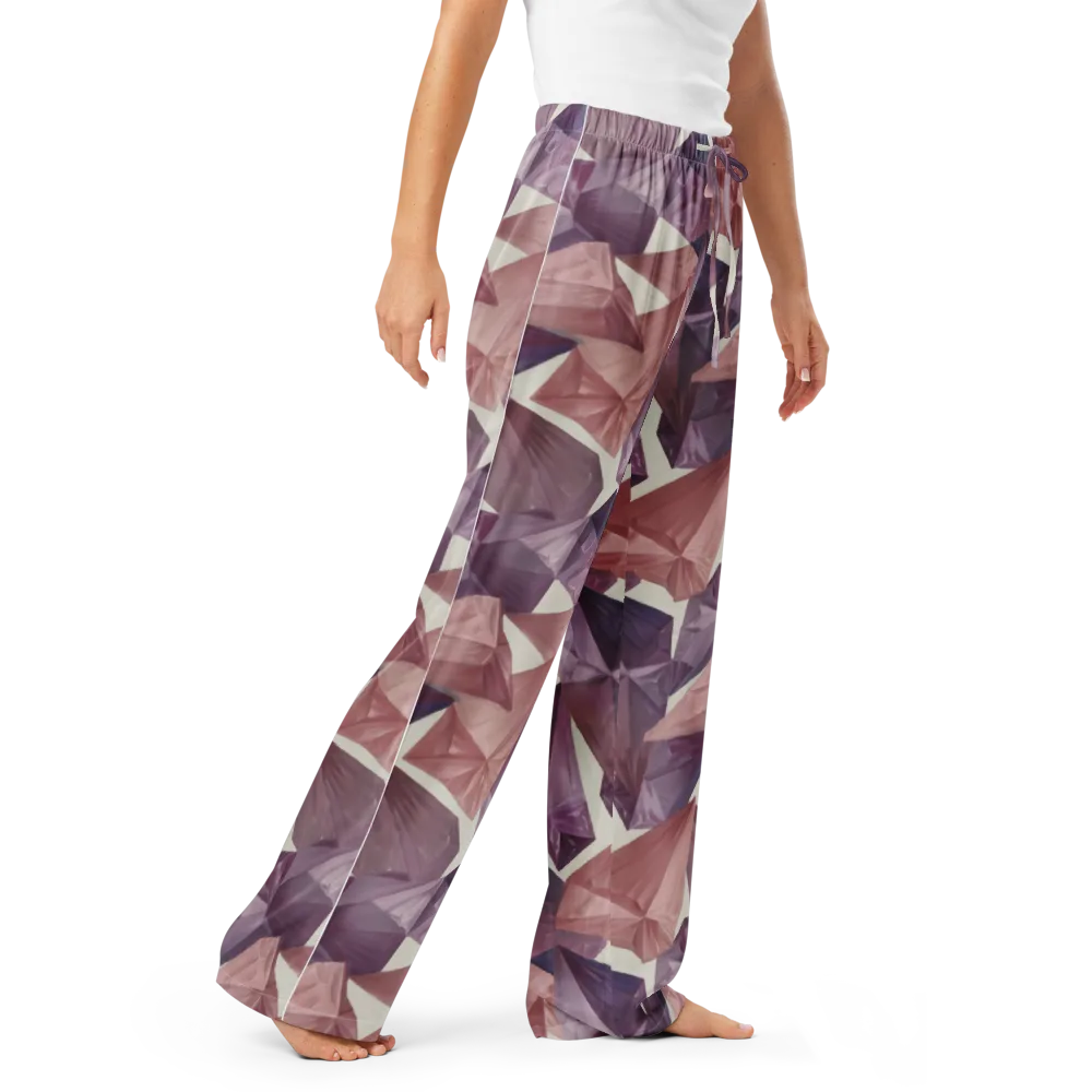 Amethyst Fold on Women's Pajama Pants — Right Front