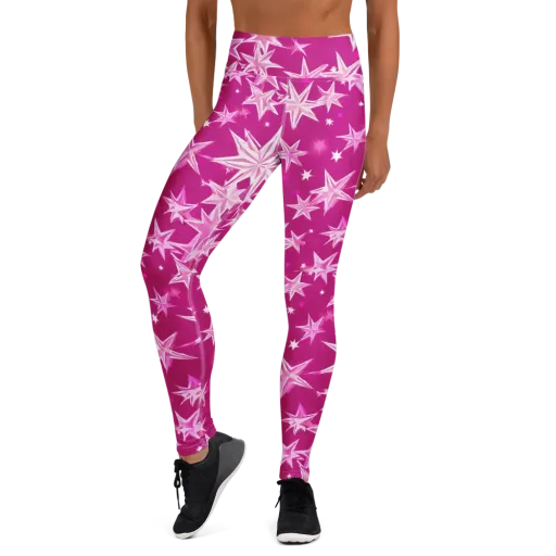 Starlight Fizz on a Yoga Leggings
