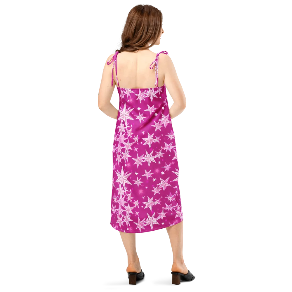 Starlight Fizz on Slip Dress — Back