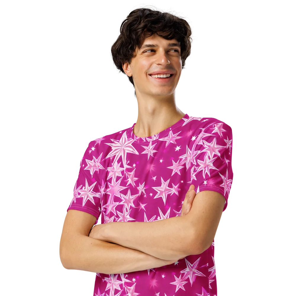 Starlight Fizz on Men's Crew Neck T-Shirt — Left Front
