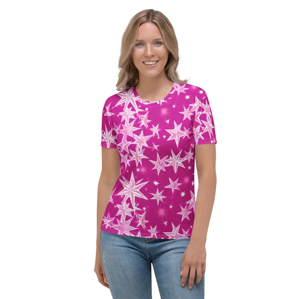 Starlight Fizz on Women's Crew Neck T-Shirt — Front