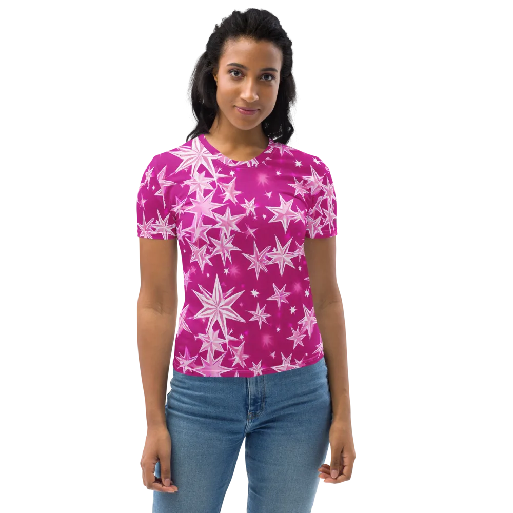 Starlight Fizz on Women's Crew Neck T-Shirt — Front