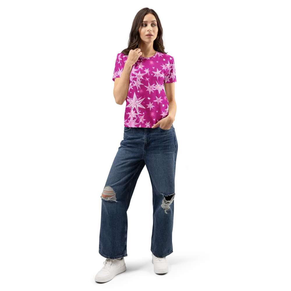 Starlight Fizz on Women's Crew Neck T-Shirt — Front