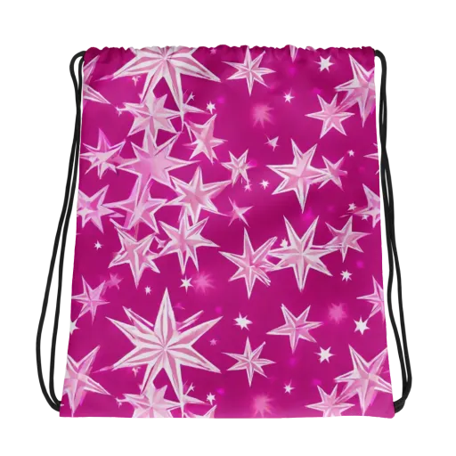 Starlight Fizz on a Drawstring Bag