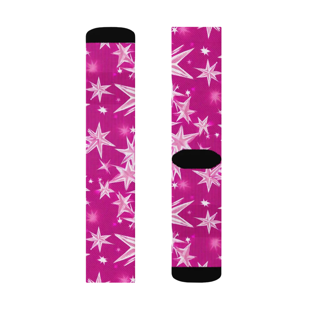 Starlight Fizz on Socks — Right Sock