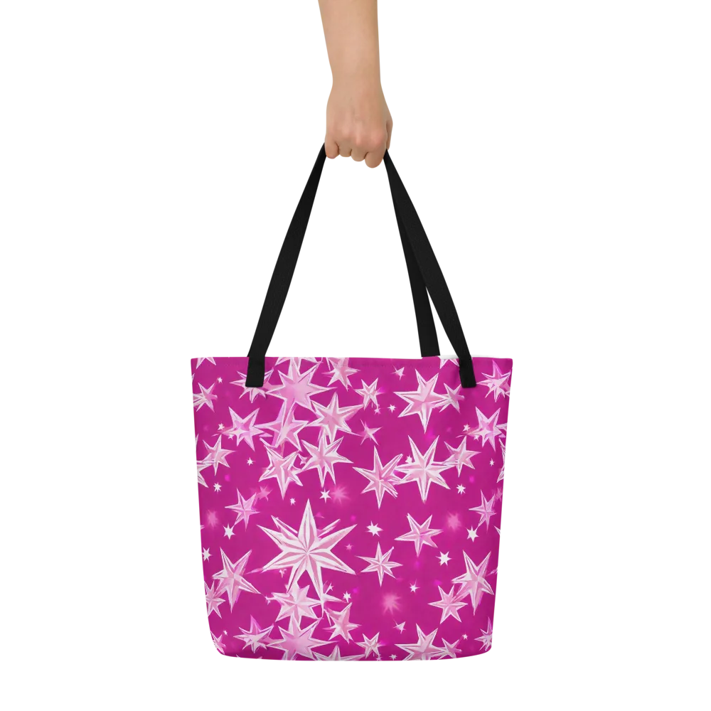 Starlight Fizz on Large Tote Bag W/ Pocket — Front
