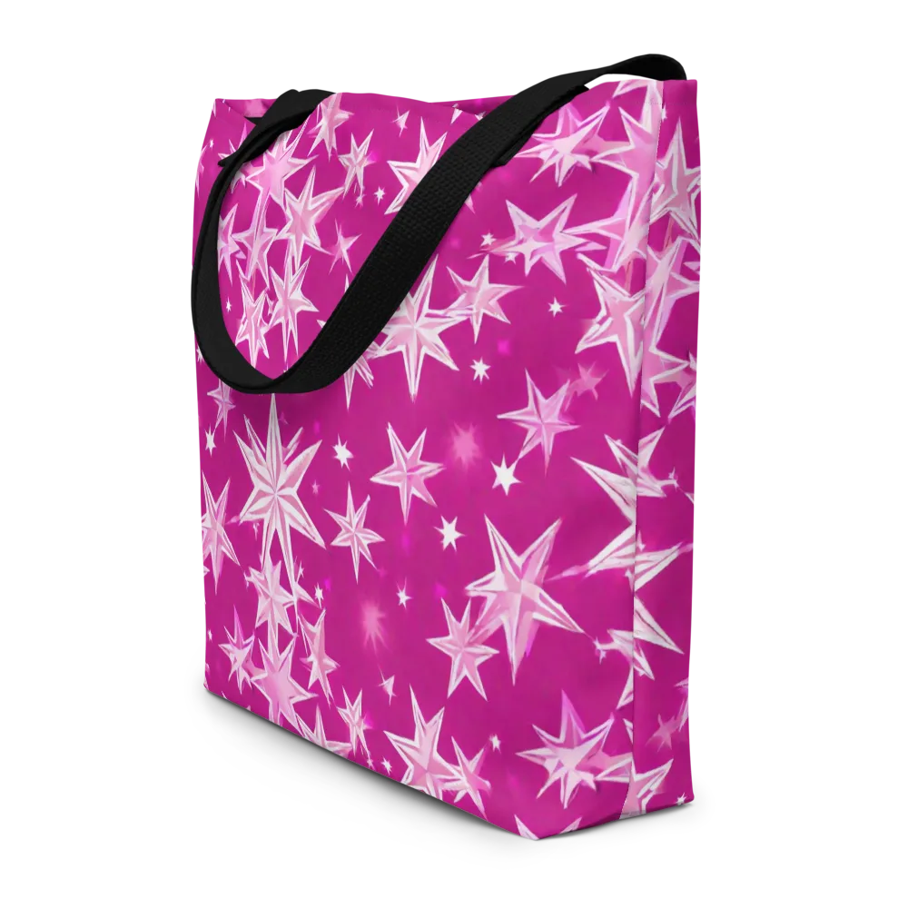 Starlight Fizz on Large Tote Bag W/ Pocket — Front