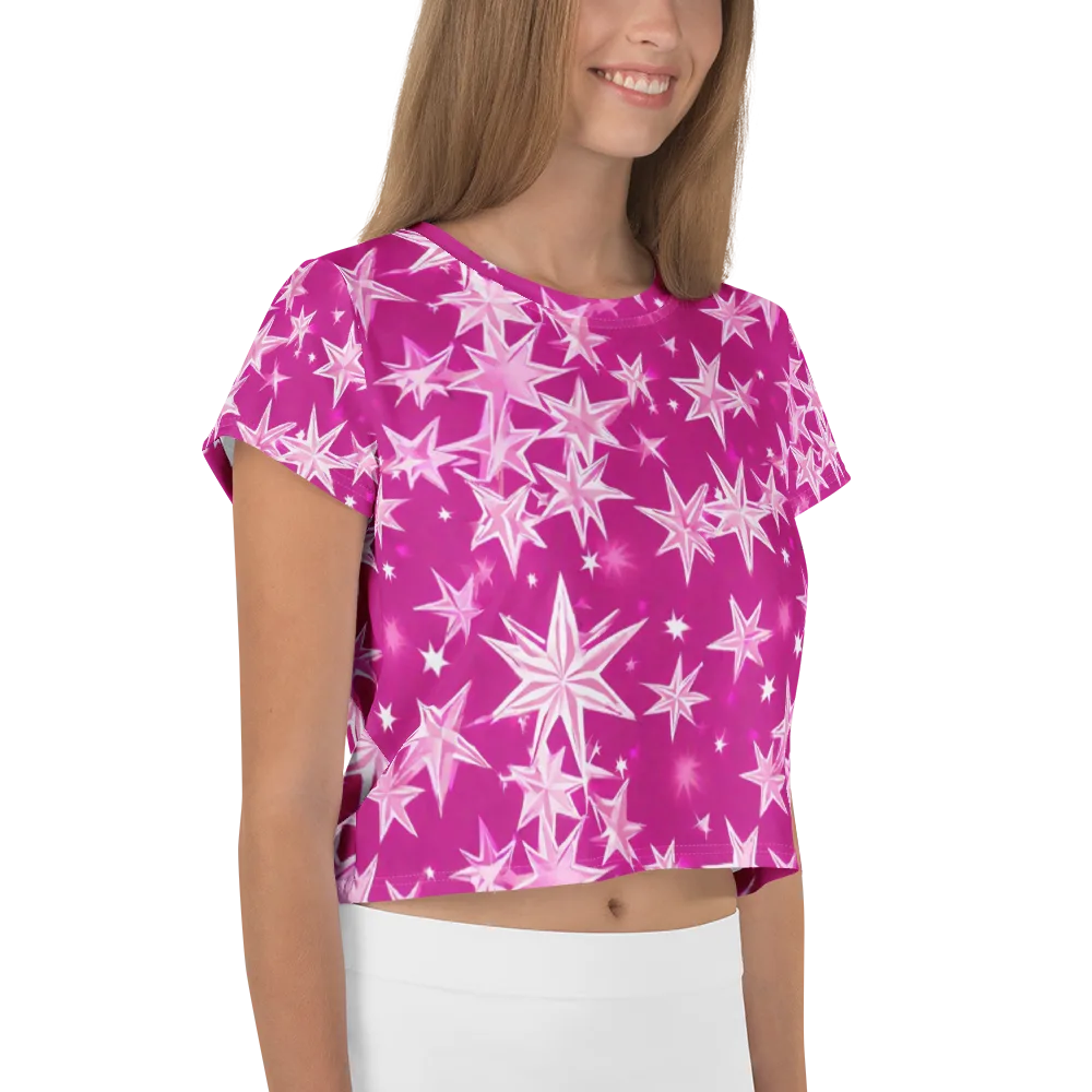 Starlight Fizz on Crop Tee — Right