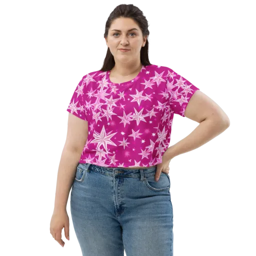 Starlight Fizz on a Crop Tee