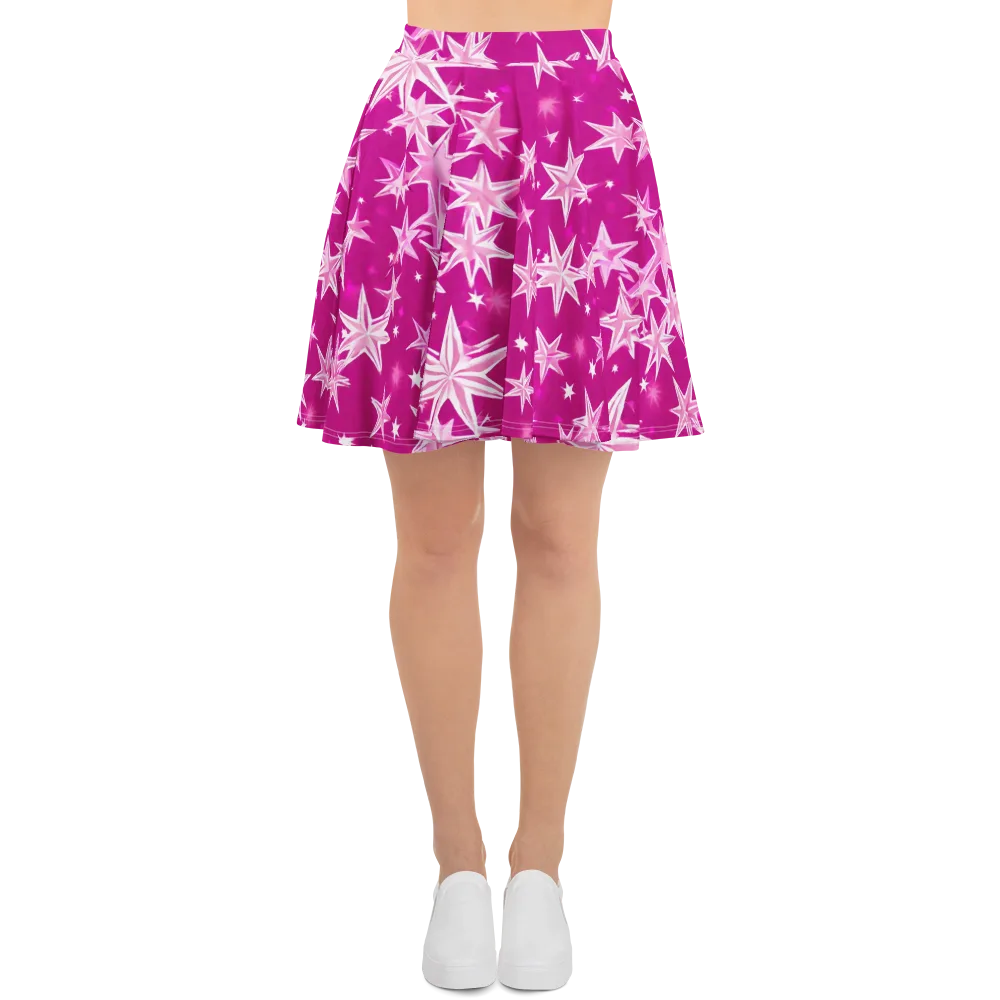 Starlight Fizz on Skater Skirt — Front