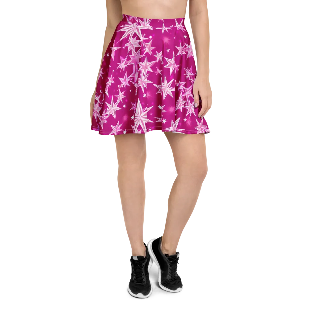 Starlight Fizz on Skater Skirt — Front
