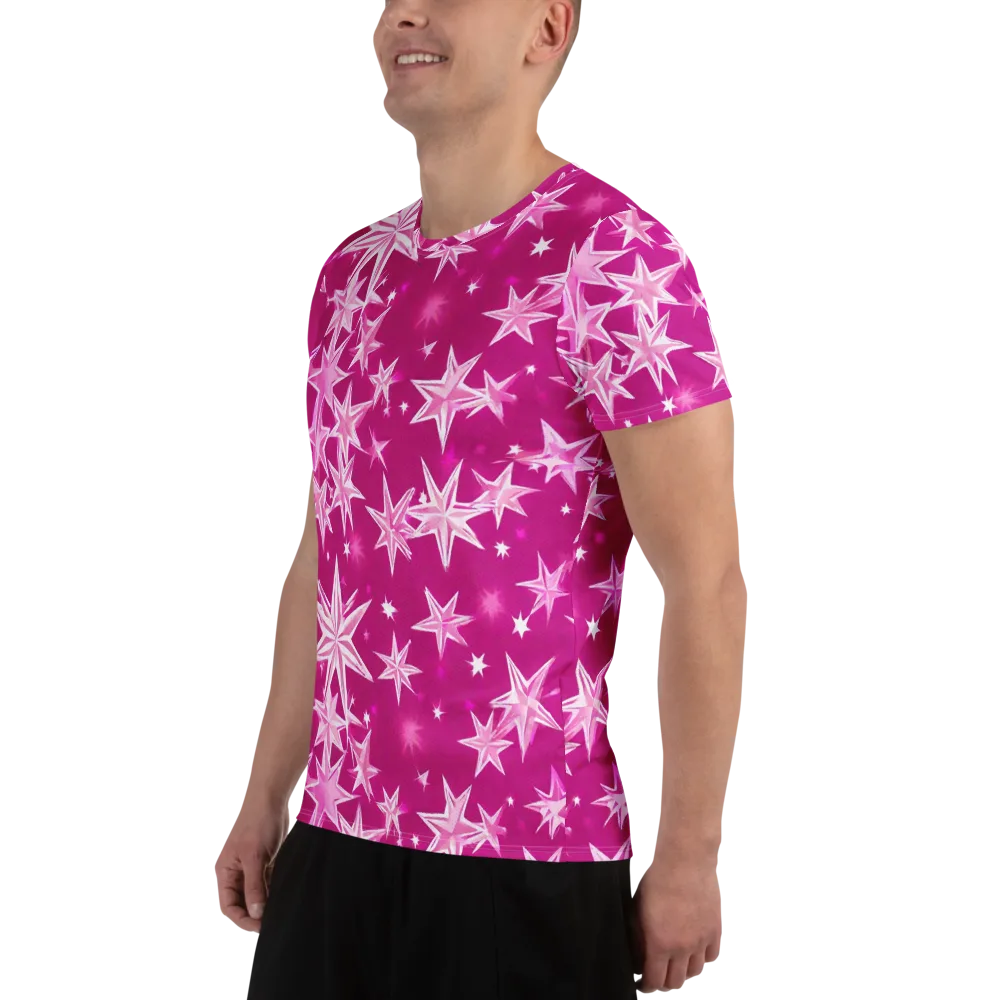 Starlight Fizz on Men's Athletic T-Shirt — Left