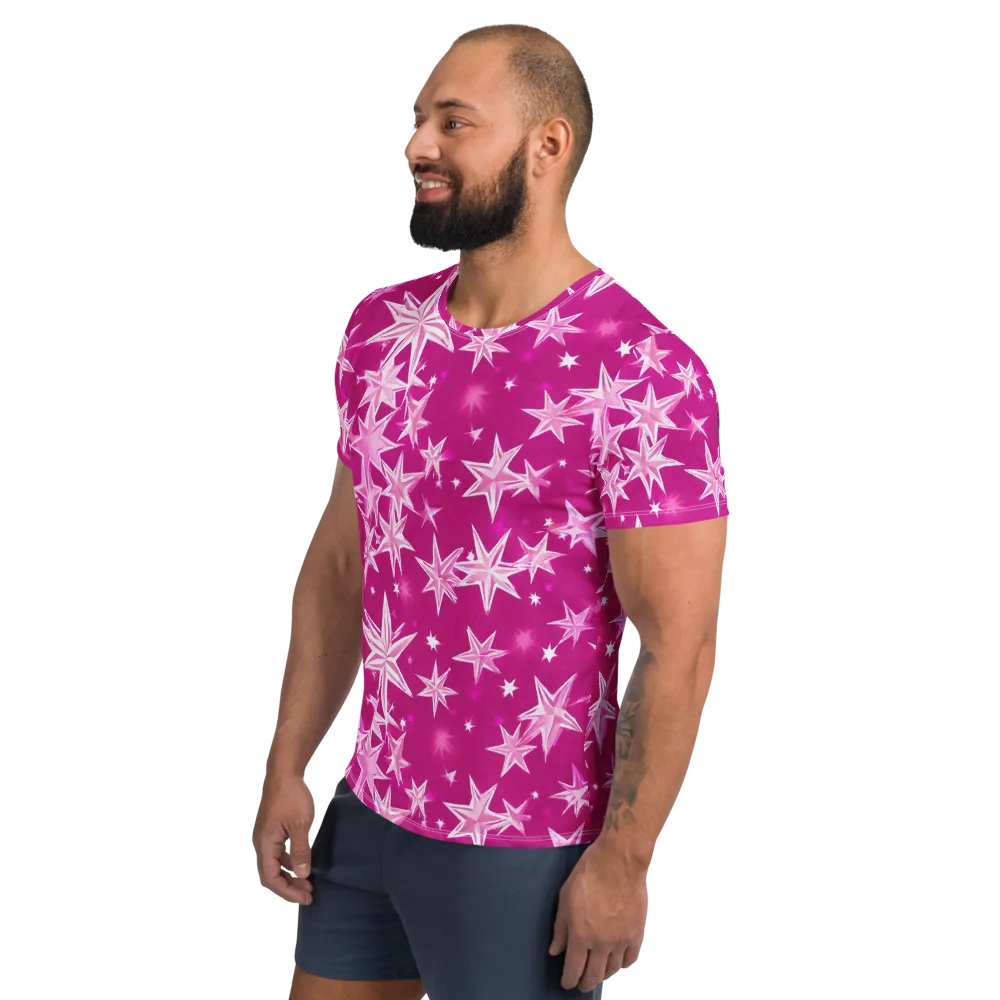 Starlight Fizz on Men's Athletic T-Shirt — Left