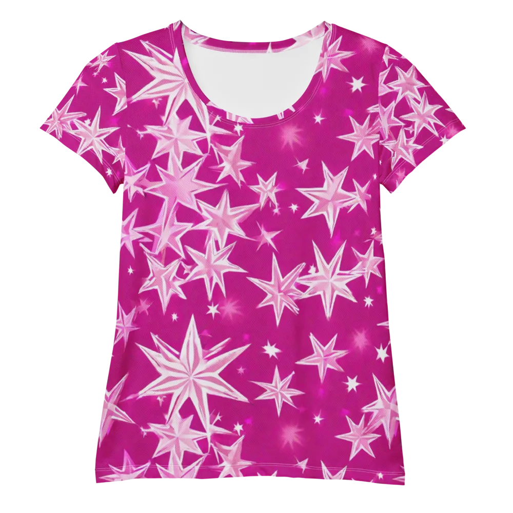 Starlight Fizz on Women's Athletic T-Shirt — Front