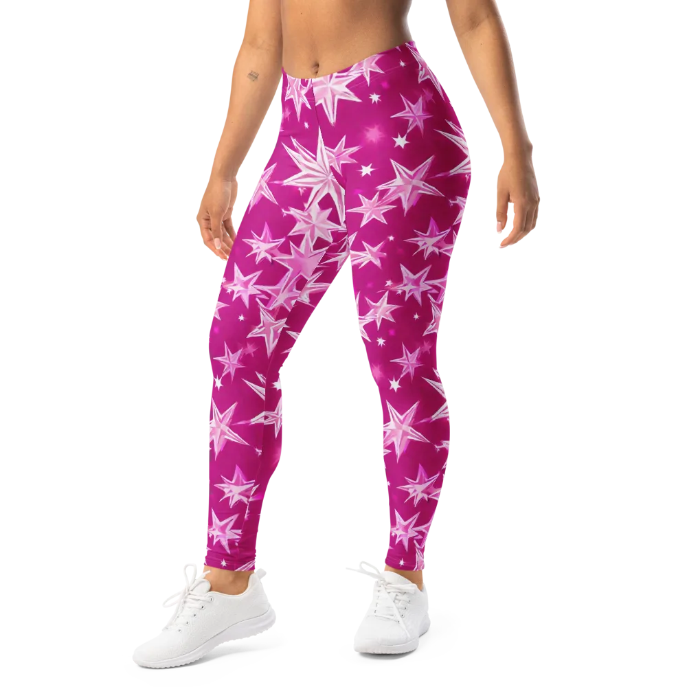 Starlight Fizz on Leggings — Left Front