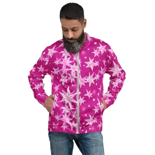 Starlight Fizz on a Bomber Jacket