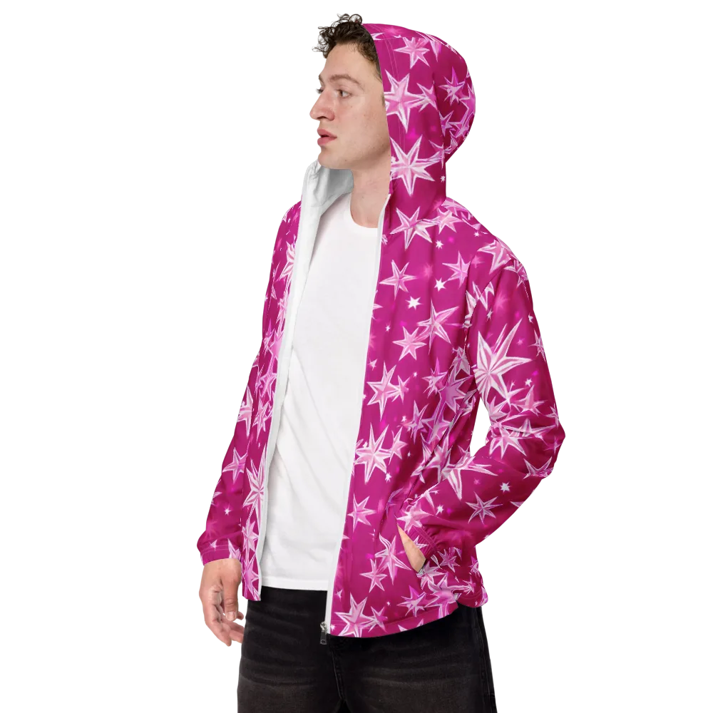 Starlight Fizz on Men's Windbreaker — Left Front