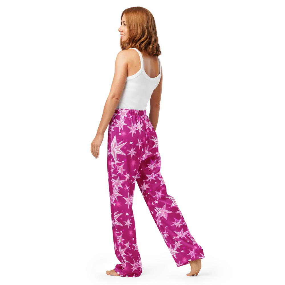 Starlight Fizz on Women's Pajama Pants — Back