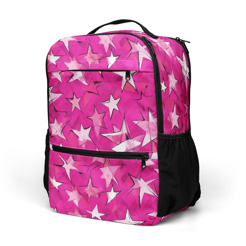 Cosmic Crush on Utility Backpack — Left Front