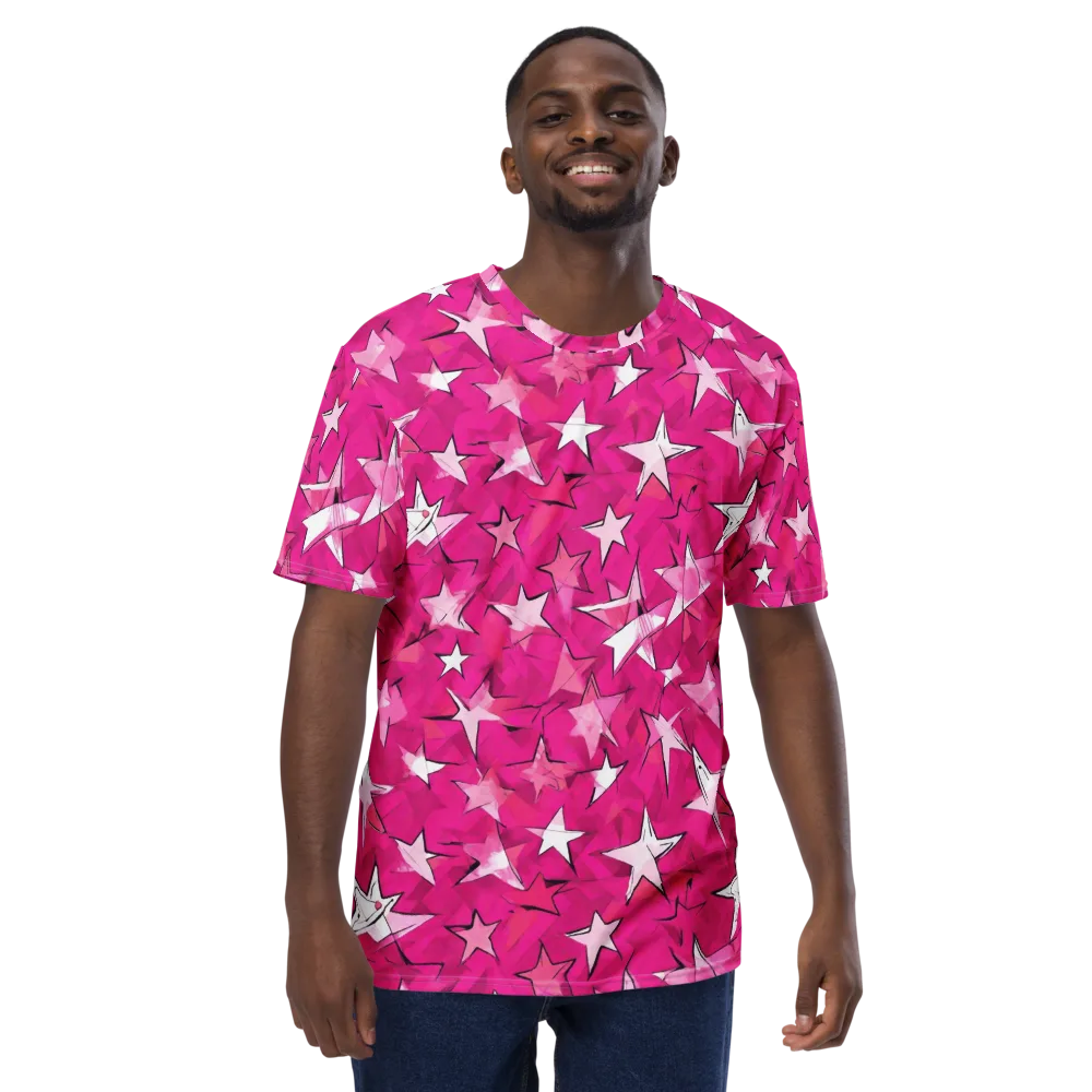 Cosmic Crush on Men's Crew Neck T-Shirt — Front
