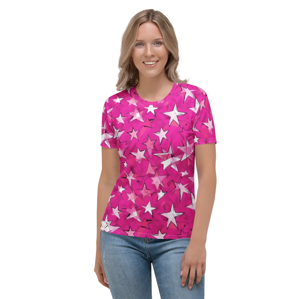 Cosmic Crush on Women's Crew Neck T-Shirt — Front