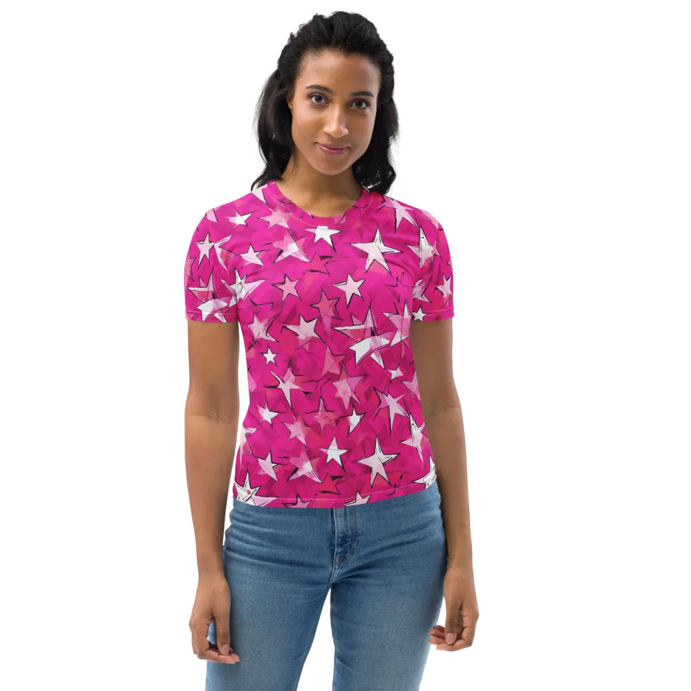 Cosmic Crush on Women's Crew Neck T-Shirt — Front