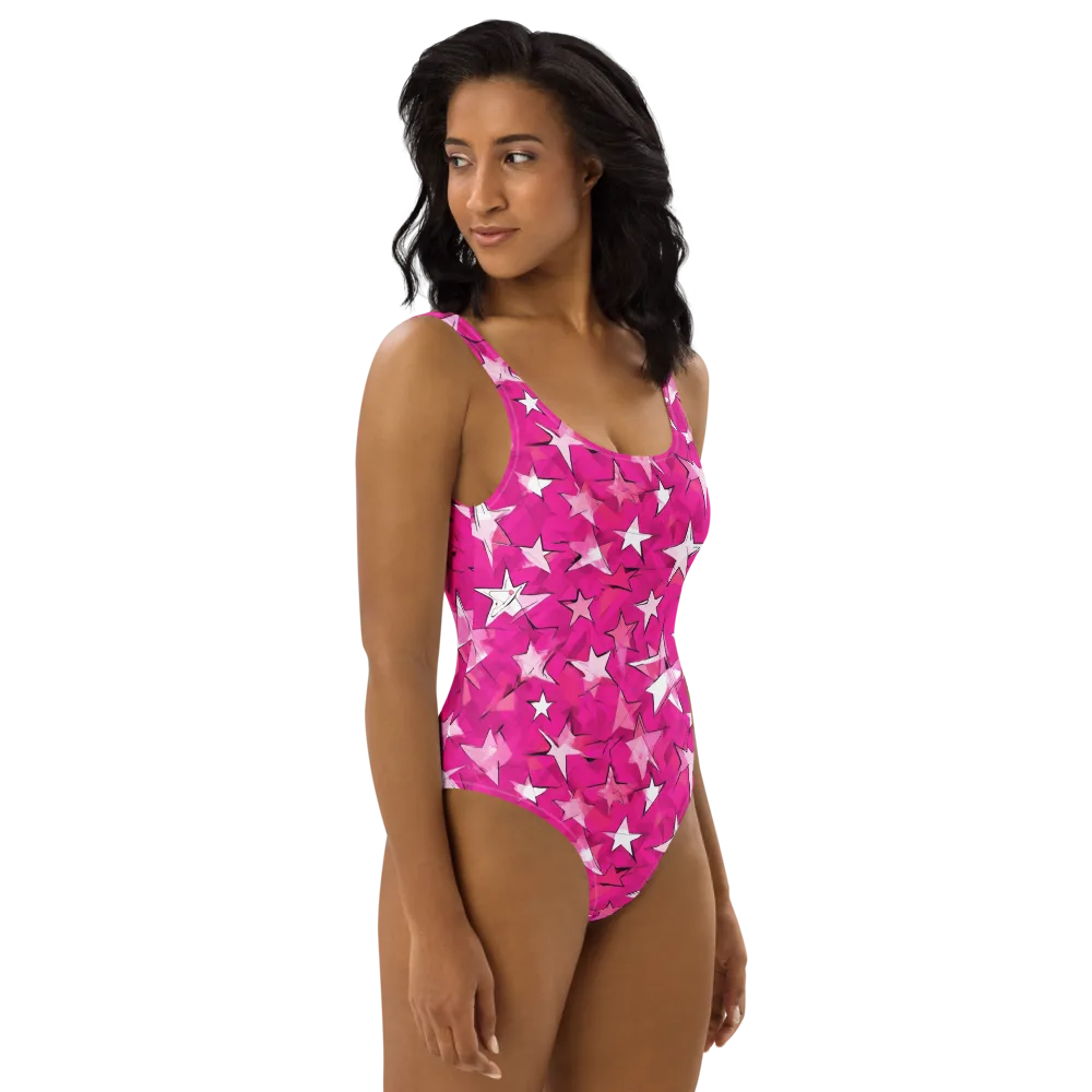 Cosmic Crush on One-Piece Swimsuit — Right